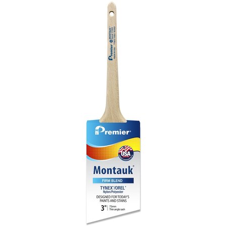 MONTAUK Premier  3 in. Firm Thin Angle Sash Paint Brush 17203